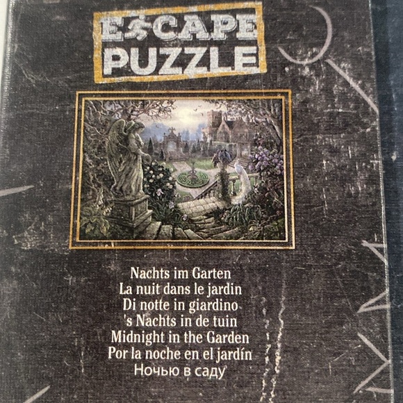 Ravensburger Escape puzzle Midnight in the Garden 368 pieces 6 logic puzzles - Picture 5 of 13
